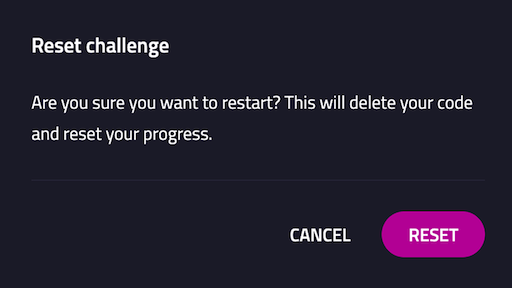 Challenge Reset: Restart Anytime, Any Stage