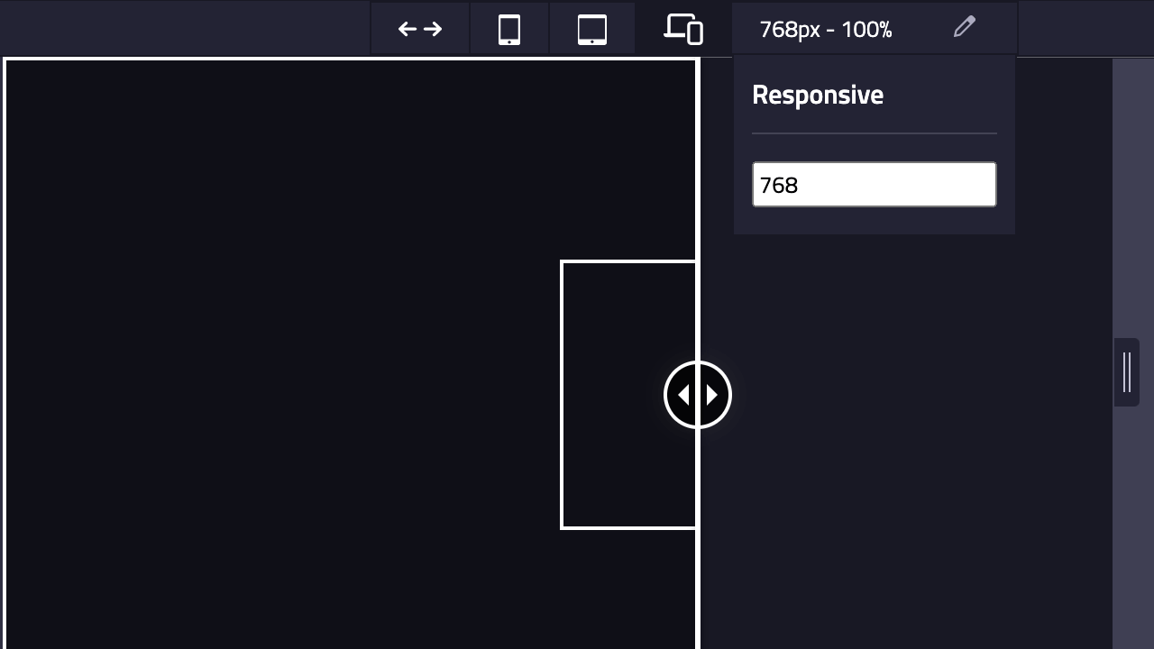 User Interface Responsive Controls